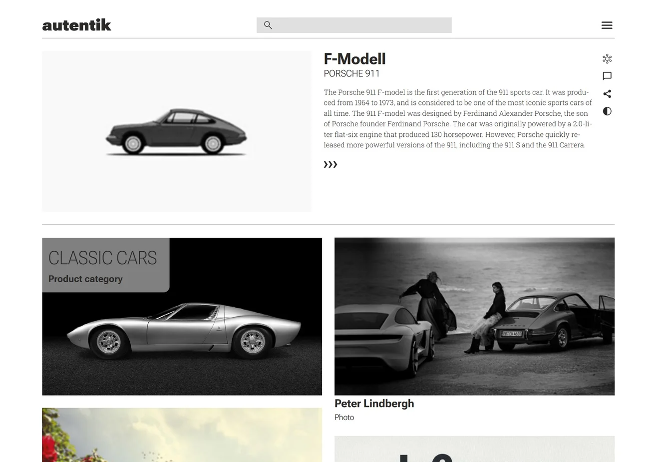 Bild der Webseite autentik